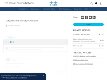 CCIE - Book Your Exam - Cisco Learning Network