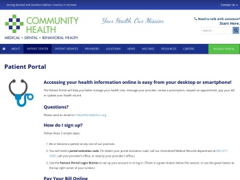 Patient Portal - Community Health