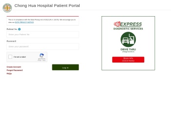 Chong Hua Hospital Patient Portal Login