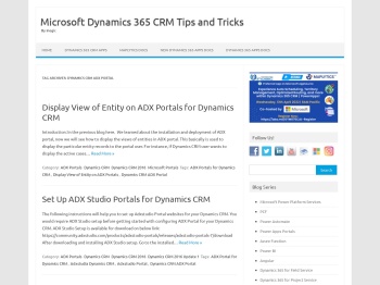 Dynamics CRM ADX Portal | Microsoft Dynamics 365 CRM ...