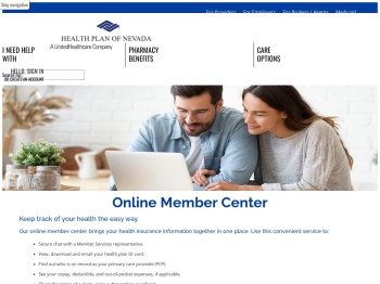 Online Member Center - A Member - Health Plan of Nevada