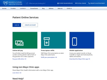 Patient Online Services - Mayo Clinic Health System