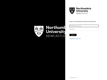 Sign In - Northumbria University