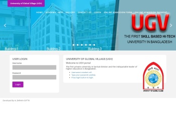 UGV portal - University of Global Village