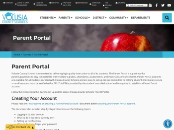 Parent Portal | Volusia County Schools
