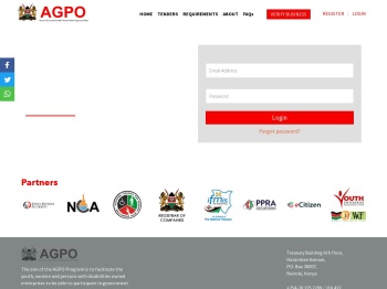 Login Into Your Account - AGPO
