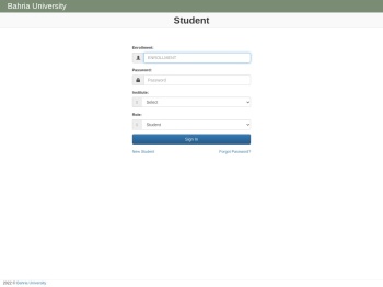Student Profile - Online Attendance - Bahria University