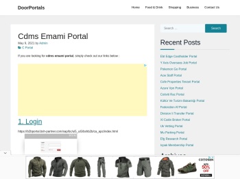 Cdms Emami - Login - PortalsBrain - Portal Database