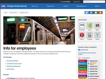 CTA Employee Portal (Chicago Transit Authority) - CTA