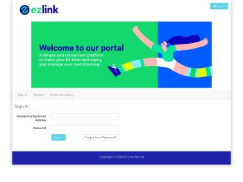 Home · Customer Portal - EZ-Link