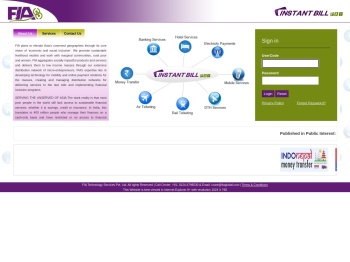 FiaGlobal - Instant Bill Payment