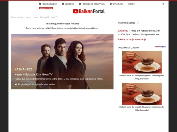 Kazna – Epizoda 32 – Nova TV - Balkan Portal