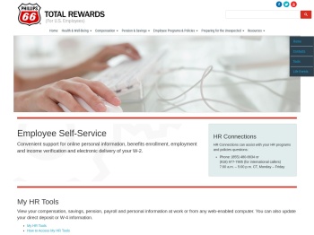 Employee Self-Service - Phillips 66 Total Rewards