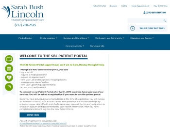 Patient Portal | Sarah Bush Lincoln