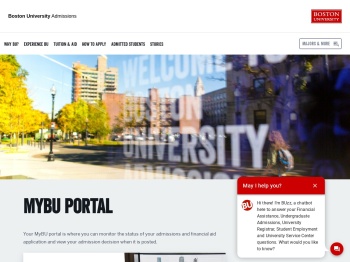 MyBU Student Portal Login | Admissions - Boston University