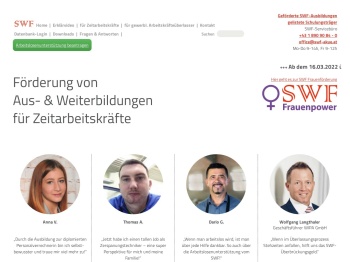 SWF: Förderangebote für Zeitarbeitskräfte in Österreich