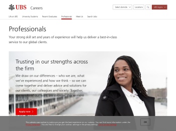 Check your application status | UBS Global