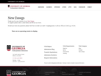 New Dawgs - The University of Georgia