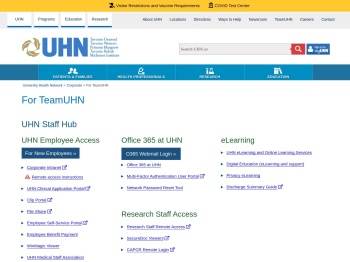 For TeamUHN - University Health Network