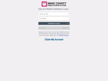 Wake ID Portal - Wake County Public Schools