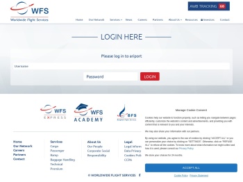 Login Page - World Flight Services : WFS WORLDWIDE ...