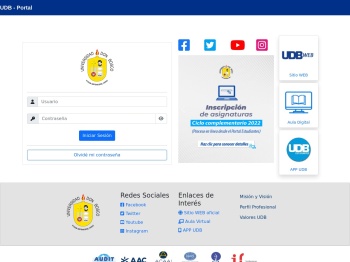 UDB - Portal Web - Universidad Don Bosco